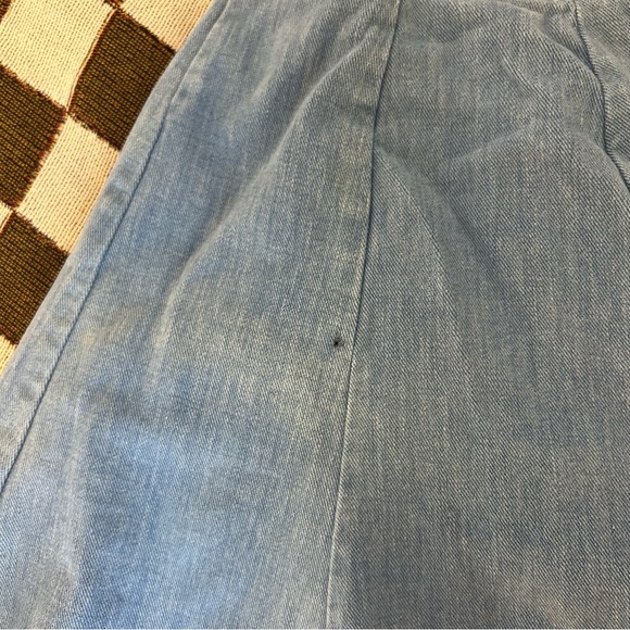Vintage Denim Mini Skirt - Picture 3 of 3